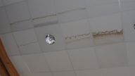 Infiltration d'eau sur un plafond